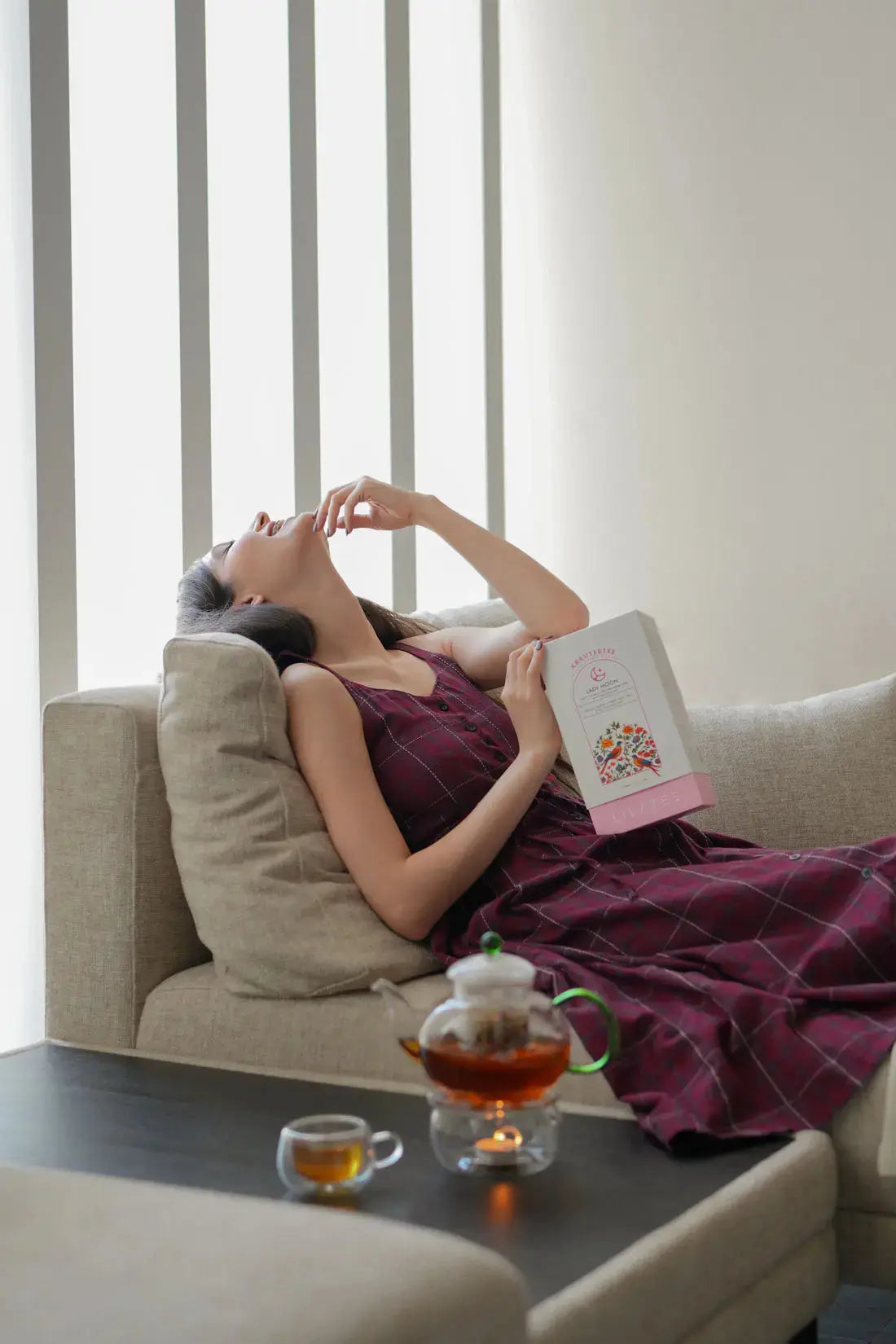 Lila Tee Pure Energy Premium-Tees für den Tag