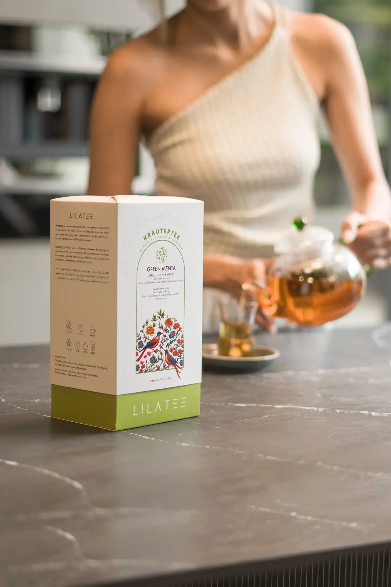 Green Menta – Kräutertee mit Zitrone & Minze