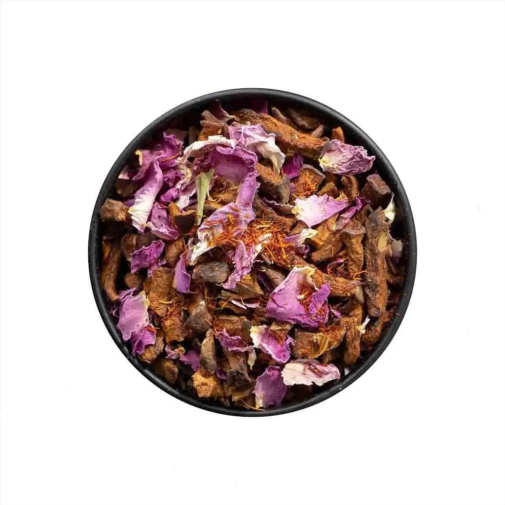 Paradis Infusion Lila Tee Damaszenerrose Safran