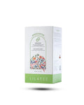 Paradise – Safran-Tee mit Damaszenerrose von LILATEE – Verpackung Vorderseite