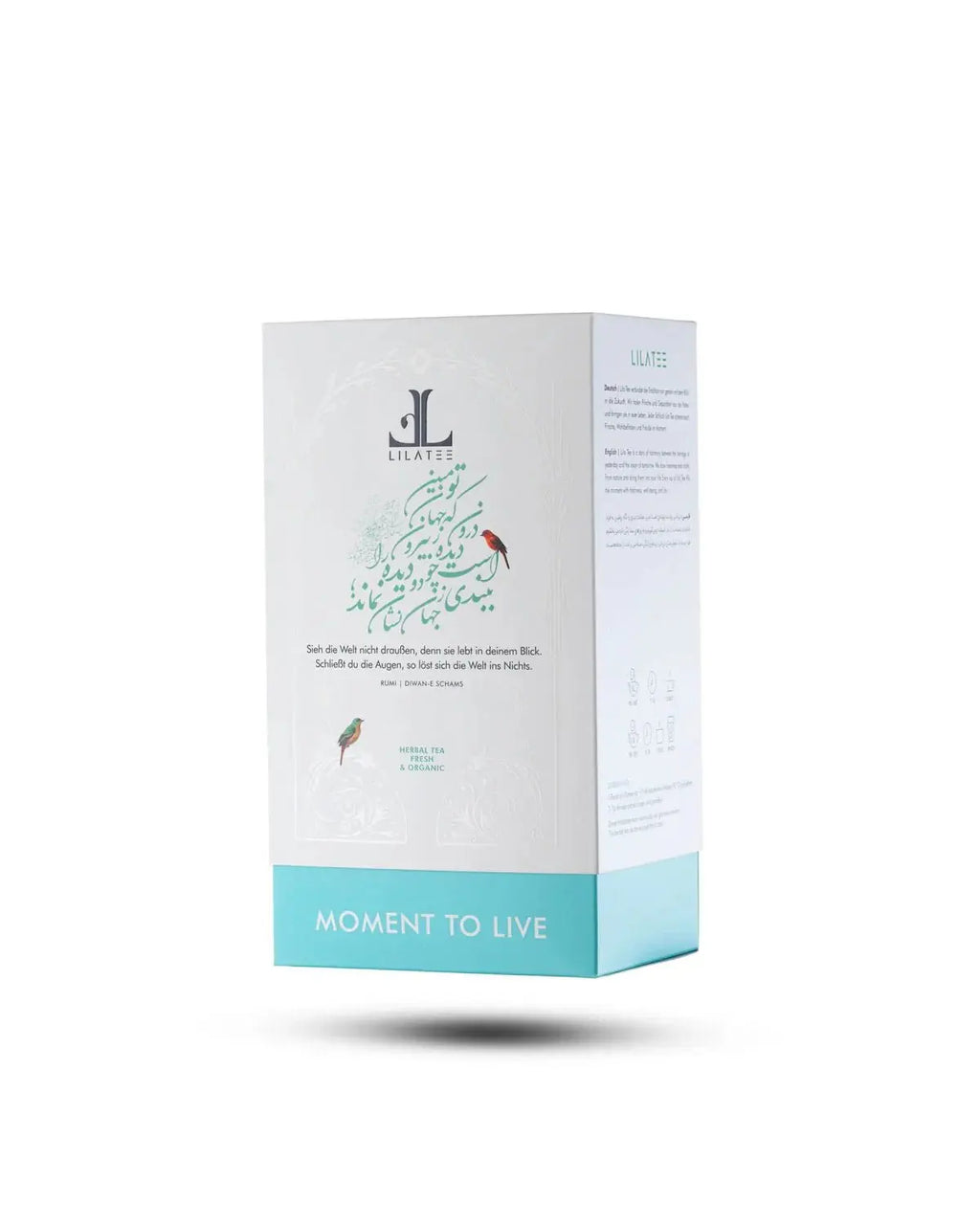 Peace Infusion LILA TEE Apfel, Stevia, Kardamom Produktverpackung